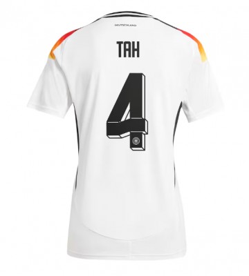 Tyskland Jonathan Tah #4 Replika Hjemmebanetrøje Dame EM 2024 Kortærmet
